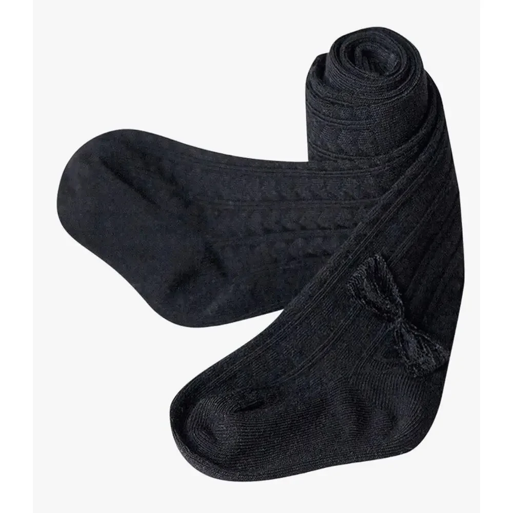 Zando Cozy Baby Tights Girls Black Size 2T - 4T